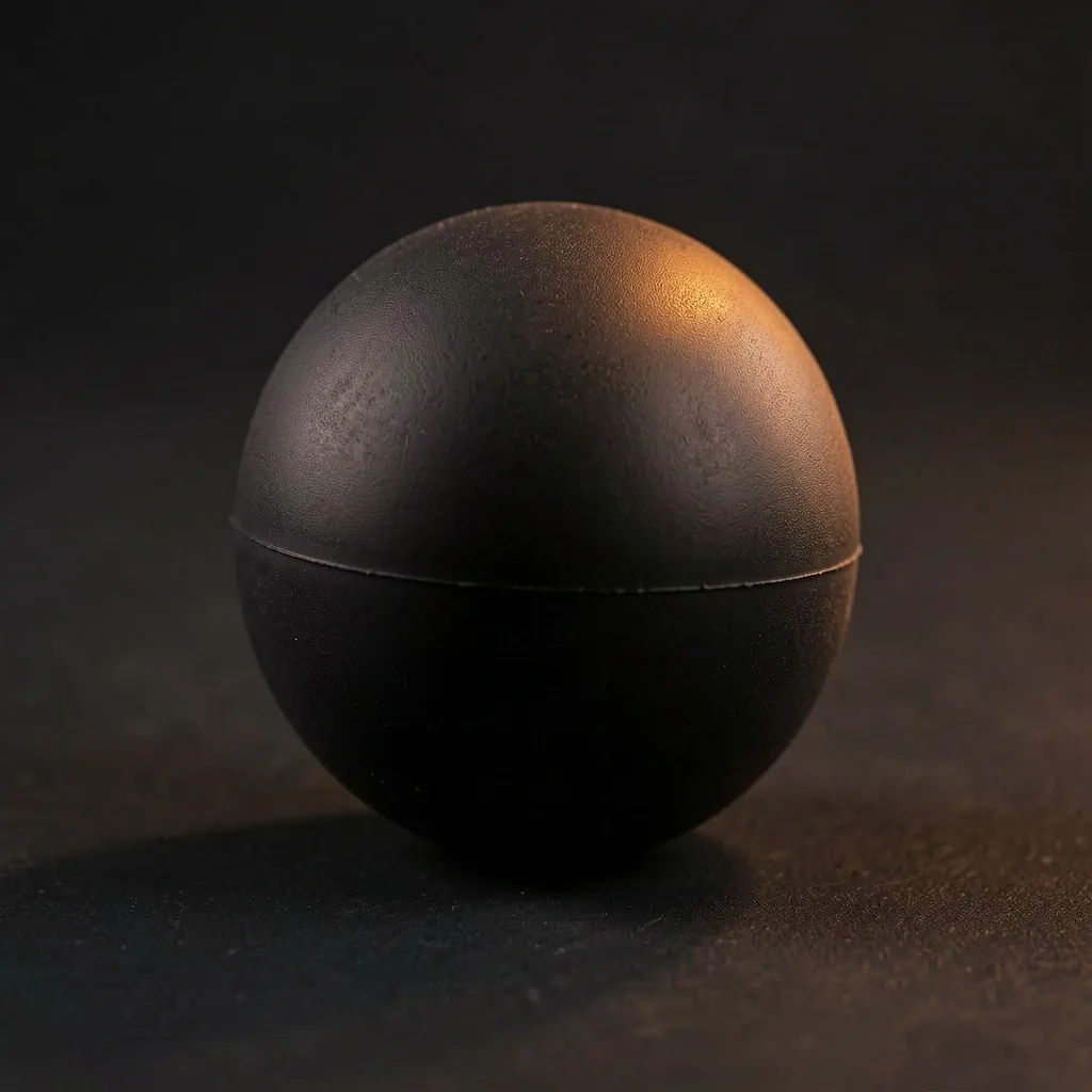 Peanut massage ball for spinal mobility